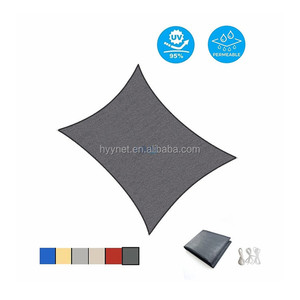 Rectangle extérieur <span class=keywords><strong>de</strong></span> haute qualité 3x4m HDPE voile d'ombrage voile d'ombrage personnalisé UV gris voile d'ombrage - Product Image 6