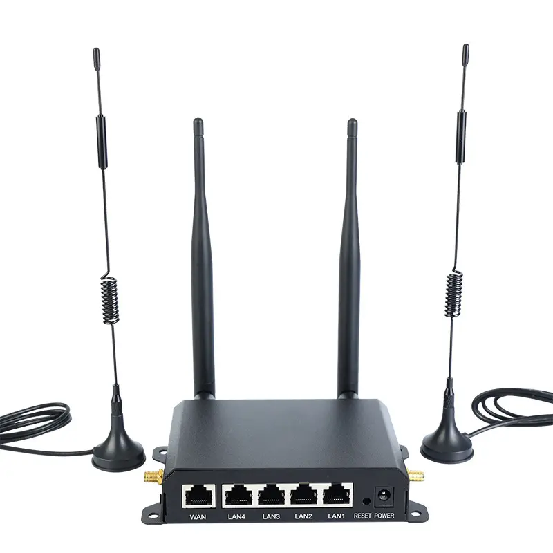 Endüstriyel sınıf mr902 ile OpenWRT 4G LTE kablosuz yönlendirici Cat4 4G LTE 2.4GHz WiFi ve 1 WAN 4 LAN
