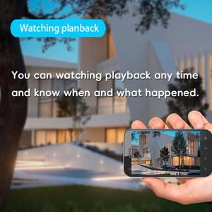 Ngoài trời PTZ IP Camera v380pro ba ống kính 6MP HD 2MP + 2MP + 2MP 4 gam wifi không dây tự động theo dõi báo động - Product Image 5