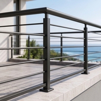 Système de balustrade en aluminium - Design contemporain, résistant à la rouille et léger, garantie de plus de 5 ans