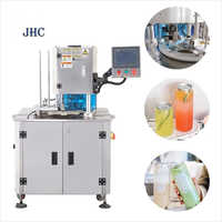 Máquina Selladora de Latas y Botellas de Aluminio de Alta Velocidad, Automática, Mecánica, Impulsada por Motor, de Alta Frecuencia, Personalizada por JHC, con PLC