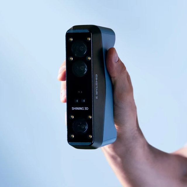 New Model 3D Scanner 17 Parallel Laser Lines + IR VCSEL Enstar 2 with True Wireless Scanning