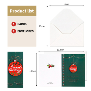 Tarjetas de felicitación 3D personalizadas 19*25,8 cm con sobres - Product Image 2