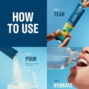 2024 chất lượng tốt nhà sản xuất năng lượng uống bột nhãn hiệu riêng hydrat hóa gói thấp calorie chất điện giải uống hỗn hợp bột - Product Image 3