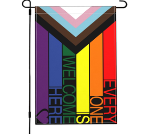 Drapeau de maison arc-en-ciel coeur de fierté à l'extérieur, LGBTQ Progress Community <span class=keywords><strong>Gay</strong></span> Lesbian Transgender Bisexual Yard Décoration extérieure - Product Image 4