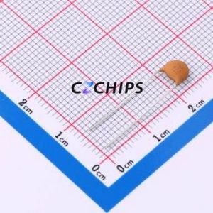 Condensador cerámico de disco con orificio pasante CC1H473ZC1FD3F4D1100, componente de orificio pasante (THT), paso = 5.08 mm - Product Image 1