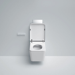 Inodoro Automático Cuadrado de Una Pieza para Baño, Moderno, con Sifón en P, UV Inteligente, Cerámica, Suspendido en la Pared, Bidé, con <span class=keywords><strong>Voz</strong></span> AI - Product Image 6