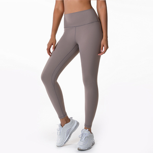 Leggings Sportivi da Donna LULU a Vita Alta, Traspiranti, ad Asciugatura Rapida, in Misto Nylon e Spandex, Antibatterici, Anti-Strappo - Product Image 3