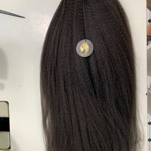 Extensiones de Cabello Liso Rizado con Clip, Cabello Humano Natural Vietnamita, Color Natural, con Clip, Puntas Completas y Gruesas - Product Image 3