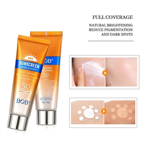 Crème solaire <span class=keywords><strong>BB</strong></span> SPF50+ légère, <span class=keywords><strong>non</strong></span> <span class=keywords><strong>grasse</strong></span>, correctrice, éclaircissante, crème solaire vegan pour le visage, pour un usage quotidien - Product Image 3