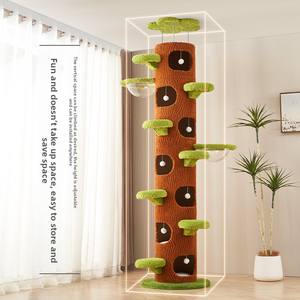 <span class=keywords><strong>Arbre</strong></span> <span class=keywords><strong>à</strong></span> <span class=keywords><strong>chat</strong></span> multifonctionnel en bois non massif toutes saisons Plate-forme de saut pour <span class=keywords><strong>chat</strong></span> intégrée Capsule verticale pour poste spatial <span class=keywords><strong>Chat</strong></span> - Product Image 4