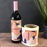 Label Vinyl Tahan Air dengan Cetak Stamping Panas dan Perekat Sendiri untuk Botol Kosmetik, Sampo & Perawatan Kulit