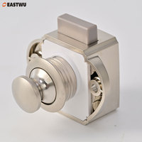 Mini serrures et boutons à bouton-poussoir de haute qualité pour pièces d'accessoires intérieurs de meubles de camping-car de caravane de camping-car