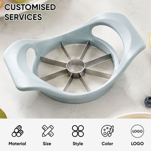 Cortador de Manzanas de Acero Inoxidable de 8 Rebanadas con Calibre Grande de 10.5cm y Doble Mango para Utensilios de Cocina al por Mayor - Product Image 2