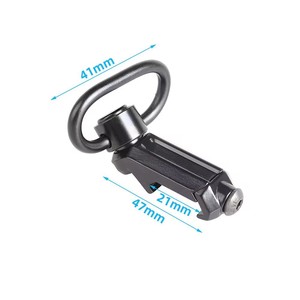 Accesorio de Montaje con Base Ranurada y Bloqueo de Resorte, Ligero como una Pluma, con Hebilla de Liberación Rápida Tipo D, Bicolor Negro y Bronceado, para Equipo de Campo - Product Image 4