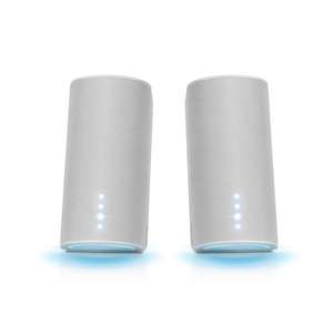 Premium 2.0 USB alimentato da altoparlanti per PC con illuminazione a LED salvaspazio suono Stereo e Base antiscivolo per Gaming e musica - Product Image 2