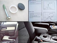 Accoudoir compatible avec Toyota FJ Cruiser, accoudoir du copilote
