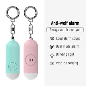 Alarma de seguridad <span class=keywords><strong>personal</strong></span> Llavero de mujer Dispositivo de autodefensa Sirena fuerte Alerta DE SEGURIDAD Emergencia 130dB Alarma de sonido - Product Image 6