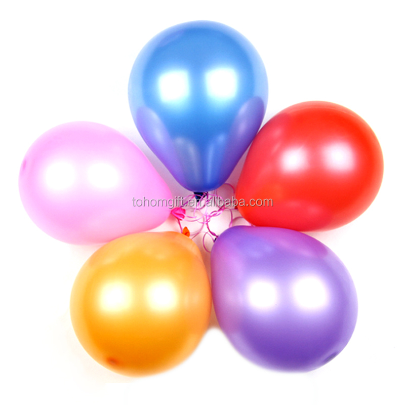 Cheap China Manufacturer custom logo 12 inch metallic happy birthday wedding decor baloons/balloons supplier
