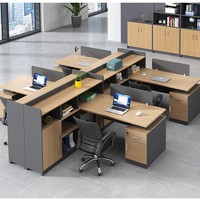 Offre Spéciale : Mobilier de Bureau Modulaire – Poste de Travail Informatique pour 4/6/8 Personnes – Nouveau Style – Ensemble Bureau et Chaise pour Employés