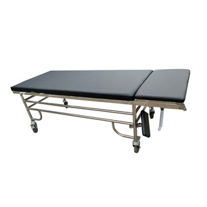 Cama de Lavado Gástrico de Acero Inoxidable Kang Zhi Xing L1900*W700*H650mm con Barandilla y Cinturón de Seguridad para Uso Hospitalario - Product Image 3