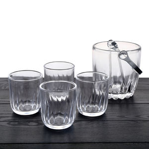 Cubo de Hielo Personalizado con Logotipo, Forma Hexagonal, Transparente, de Lujo, con Base de Diamante, Cubo de Hielo Gigante para Exteriores, para Vino, <span class=keywords><strong>Cerveza</strong></span> - Product Image 1