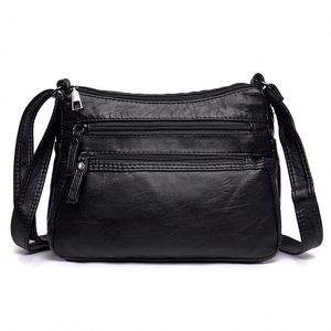 Bolso cruzado de moda para mujer, duradero, de PU, con diseño geométrico, abierto y portátil. - Product Image 1