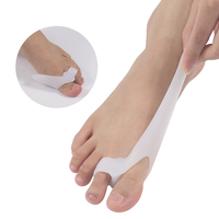 Séparateur d'orteils en gel pour hallux valgus, étireur et redresseur d'orteils en silicone pour orteils superposés, soin des pieds