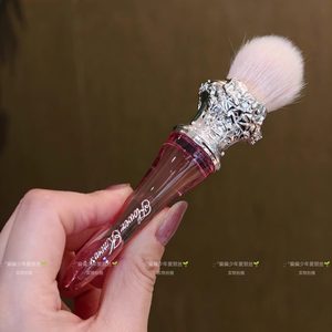 HUA ZHI XIAO Swan <span class=keywords><strong>Ballet</strong></span> Series Blush Brush Laine Moelleux Même Poudre Pick-up Doux Dotting Brush Cheek Silver - Product Image 3