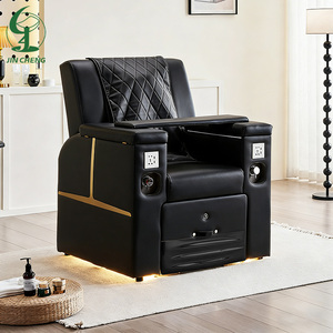 <span class=keywords><strong>Fauteuil</strong></span> de pédicure moderne et luxueux Jincheng, <span class=keywords><strong>noir</strong></span>, avec massage et bain de pieds électrique, réglable, mobilier de spa et de salon - Product Image 1