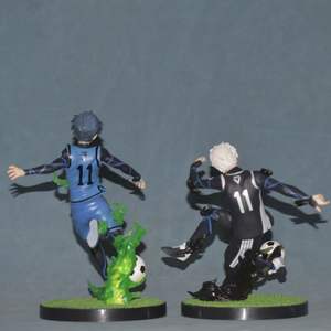 2 Styles 20CM <span class=keywords><strong>Blue</strong></span> <span class=keywords><strong>Lock</strong></span> Isagi Yoichi Nagi Seishiro Figurine <span class=keywords><strong>Anime</strong></span> PVC Figure - Product Image 3