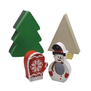 Luxury gloves letter shaped christmas gift boxes paper packaging boxes for gloves custom printed paper boxes