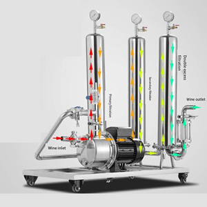 Filtre à vin et à liqueur commercial de haute qualité avec moteur 220V 750W Capacité de 1500-3000 kg/h pour usage domestique - Product Image 4