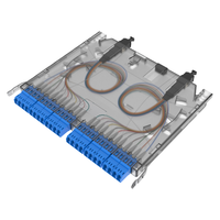 Boîte de cassettes MPO 12 24 fibres optiques cassette MPO/MTP modulaire monomode OM2 OM3 LC pour FTTH 5G équipement optique