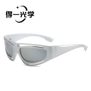 Sports Sunglasses PC Frame UV400 Protection Black Lightweight Cycling <b>Eyewear</b> - Product Image 3