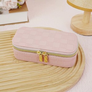 Sac de rangement multifonctionnel EVERWIN pour bijoux, boîte à bijoux en cuir PU de luxe, utilisable pour bagues, boucles d'oreilles, colliers, bracelets - Product Image 6