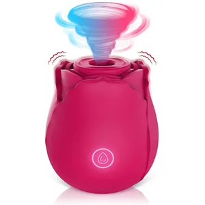 G-spot âm vật sucking Rose Vibrator âm đạo núm vú kích thích licker và hút cho phụ nữ vài thủ dâm người lớn quan hệ tình dục đồ chơi