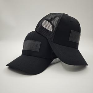 Custom da uomo a 6 pannelli in pelle mimetica Patch Logo Gorras Mesh <span class=keywords><strong>Snap</strong></span> Back Richardson 112 berretto da camionista - Product Image 2