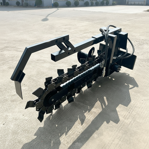 Minicargadora de orugas compacta con zanjadora hidráulica, máquina china - Product Image 1