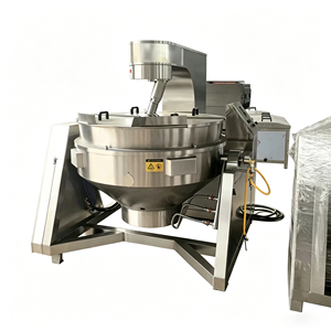 Marmite de cuisson industrielle à vapeur 500L, <span class=keywords><strong>grande</strong></span> capacité, à double enveloppe, pour riz frit, à vendre - Product Image 4