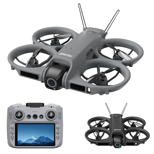 Z906 Compact Portable Racing Drone with WiFi FPV Optical Flow Positioning 4-Side Obstacle Avoidance Beginner-Friendly LED Lights