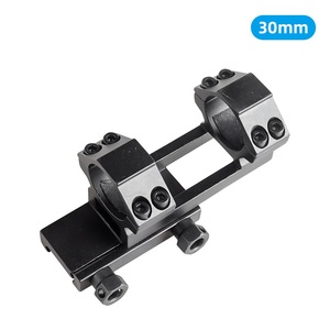 Rear Extension Cantilever Optic Mount <b>Bracket</b> Matte <b>Black</b> 30mm Compact 100mm Design Aluminum Alloy 21mm Base Holder - Product Image 1