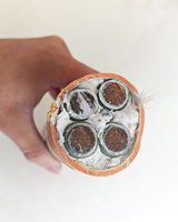 Cable Aislado Mineral Resistente al Fuego HUAQI BTLY 3x35mm²+2x16mm² con Cubierta de Aluminio 0.6/1kV para Construcción
