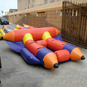 Venta Directa del Fabricante de Peces Voladores Inflables para Agua: Bote Banana Acuático Remolcable por Moto Acuática, Giroscopio Patito Amarillo - Product Image 4