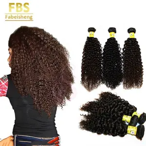 FBS Alibaba Peruvian Human Hair 100%, Deep Curly Remy Hairwave Maker, Top 7A Virgin Hair Extensions Bundle
