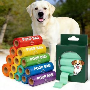 Home Biodegradable <b>Compostable</b> Dog Poop Waste <b>Bags</b> Disposable Sanitary Outdoor Packaging - Product Image 1