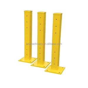 Barandilla de acero reflectante de grado ingeniero con recubrimiento de polvo amarillo de 2 costillas de alta resistencia para Taller, almacén, seguridad vial - Product Image 4