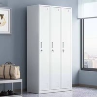 Casier de rangement personnel autoportant en acier, durable et sécurisé, pour mobilier domestique, vestiaires de personnel et vestiaires de salle de sport, vente en gros