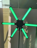 Grosir Beauty lampu cincin Led fotografi RGB 6 lengan, lampu cincin dengan penyangga Tripod untuk siaran langsung riasan Video Youtube