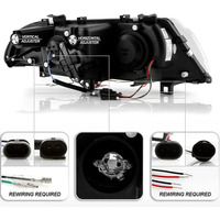 Bloc Optique Avant pour BMW E46 Série 3 Coupé LED 2 Portes 2000-2006